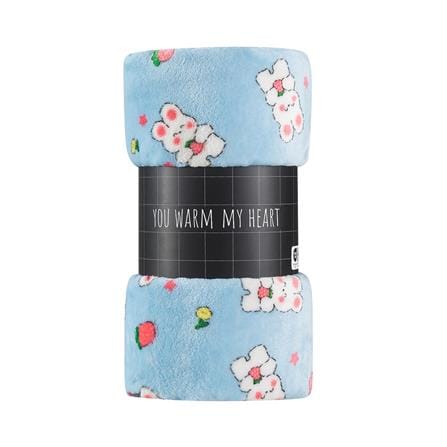 HLS FLEECE BLANKET 50X60 CSLW11 BEAR BLUE