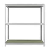 3-TIER SHELVING UNIT FURDINI BASIO 81CM WHITE/WOOD