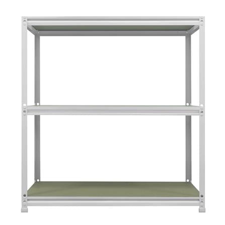 3-TIER SHELVING UNIT FURDINI BASIO 81CM WHITE/WOOD