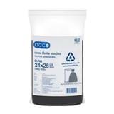 GARBAGE ROLL RECYCLE ACCO THIN 24X28" BLACK 60PCS