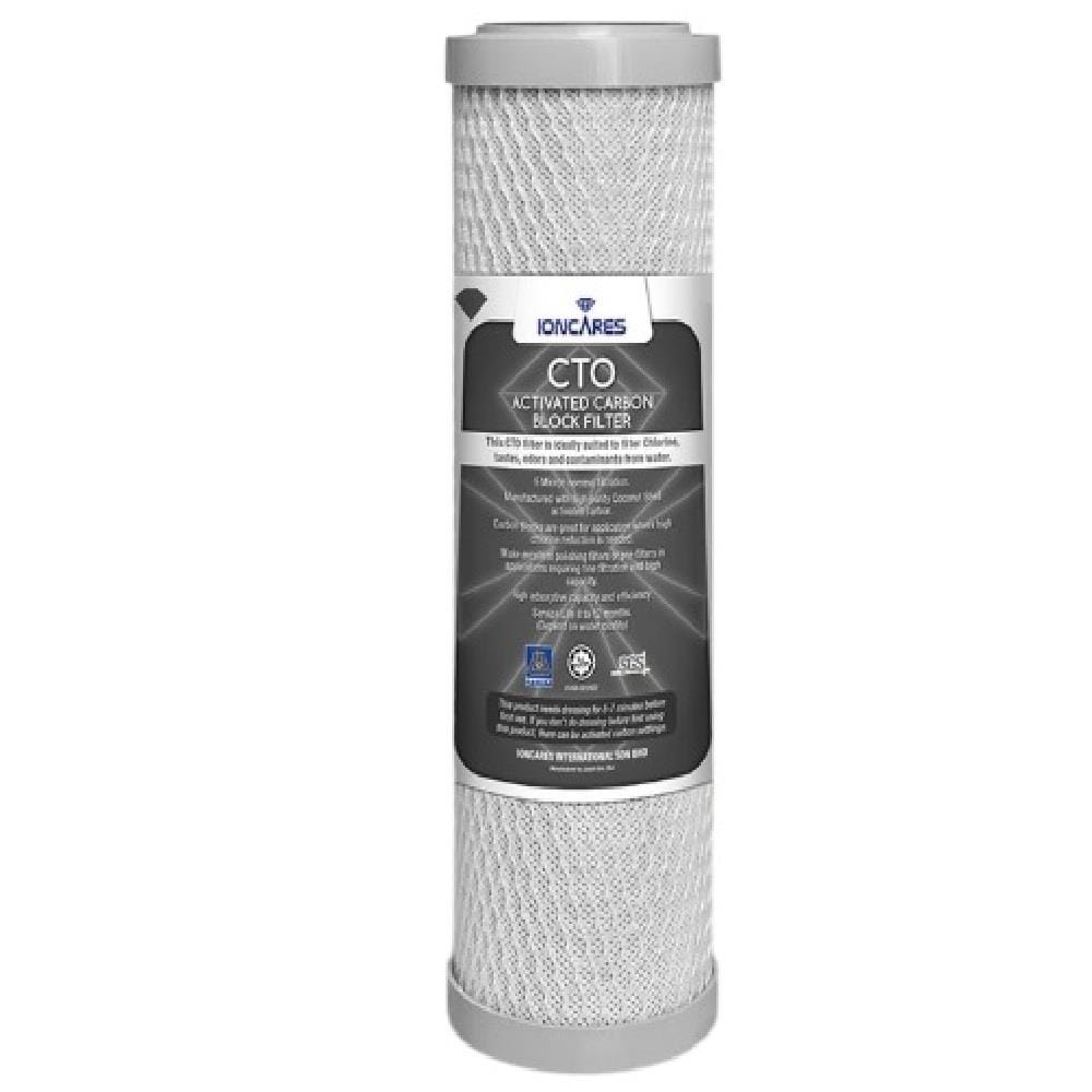 IONCARES CTO ACTIVATED CARBON BLOCK 10"