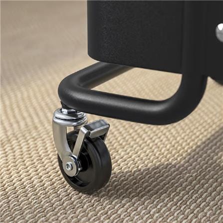 3 TIER METAL TROLLEY COSSY PLUS 40X44X81CM BLACK