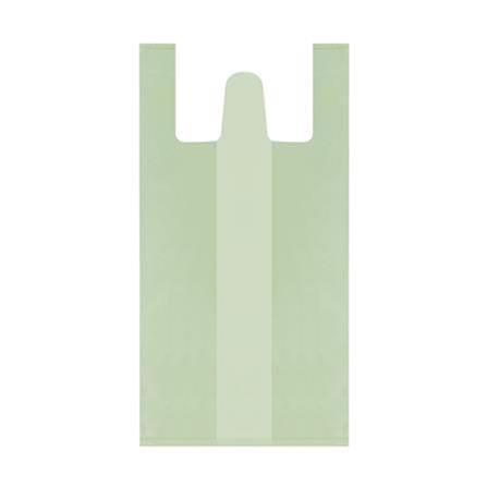 GARBAGE BAG WITH HANDLE TIE CIRCULAR LIGHT GREEN 24X28" 28PCS