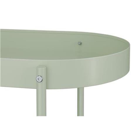 3-TIER UTILITY CART WITH CASTERS STACKO DORU 48x35x81.5CM GREEN