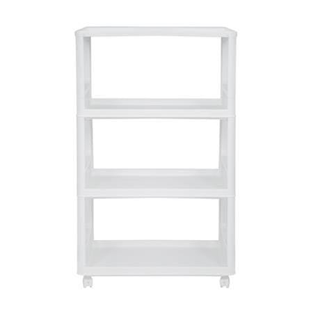3-TIER UTILITY CART STACKO GENNA 64X40X100CM WHITE