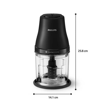 PHILIPS FOOD CHOPPER HR1501/00 450W 1L BLACK