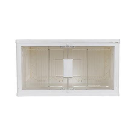 STORAGE BOX STACKO SUNA L 63X39.2X34CM WHITE
