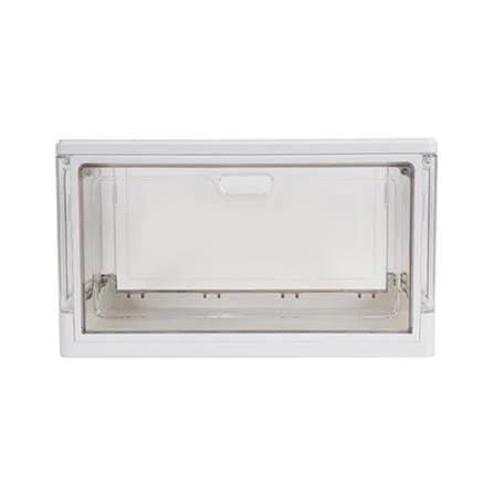 SHOE BOX STACKO LITE 38X28X22CM WHITE/CLEAR