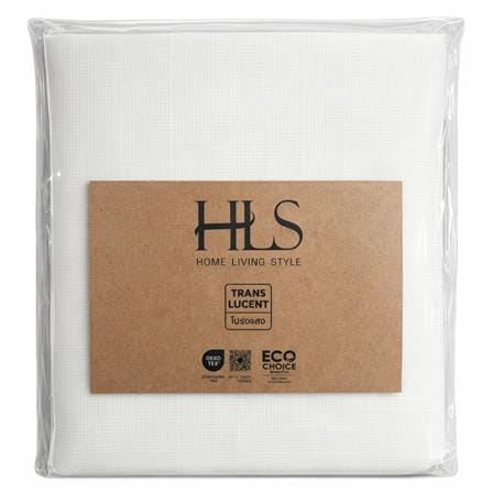 HOME LIVING STYLE SHEER CURTAIN HIDE TAP CALM 180X220CM WHITE