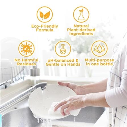 FAB DISHWASHING LIQUID SAKURA & LEMONGRASS 1L