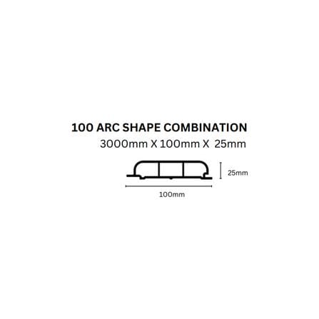 ECOCLASS PROCLASS FLUTED PANEL AC100-6008 300X10X2.5CM 0.3M2