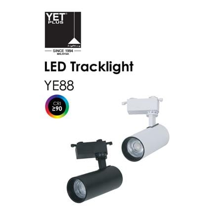 YETPLUS TRACKLIGHT YE88 30W 3000K BLACK