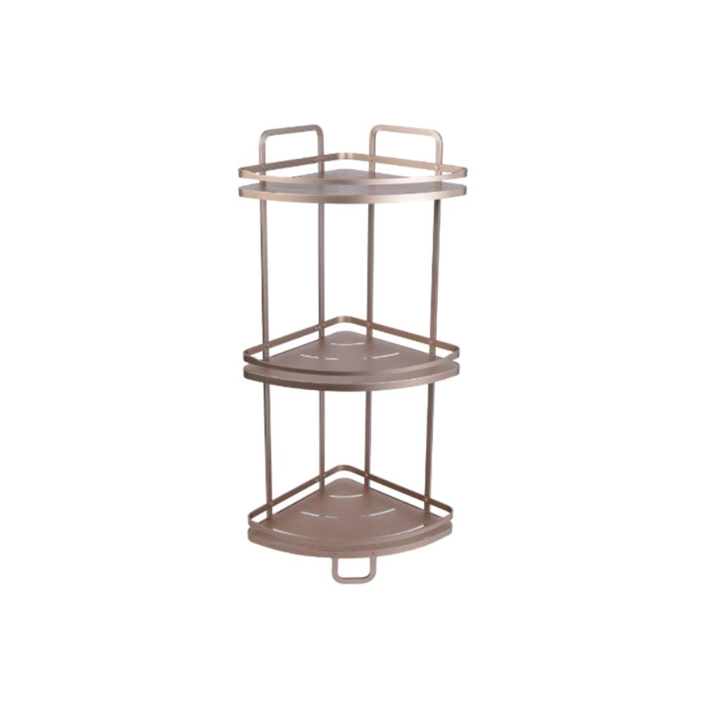 MOYA BATH SHELF 3-T CORNER K250421T ALUMINUM