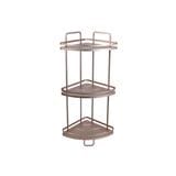 MOYA BATH SHELF 3-T CORNER K250421T ALUMINUM