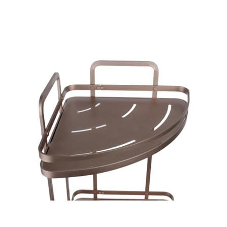 MOYA BATH SHELF 3-T CORNER K250421T ALUMINUM