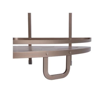 MOYA BATH SHELF 3-T CORNER K250421T ALUMINUM