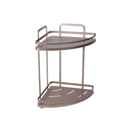 MOYA BATH RACK 2-T CORNER K250425T ALUMINUM