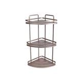 MOYA BATH RACK 3-T CORNER K250426T ALUMINUM