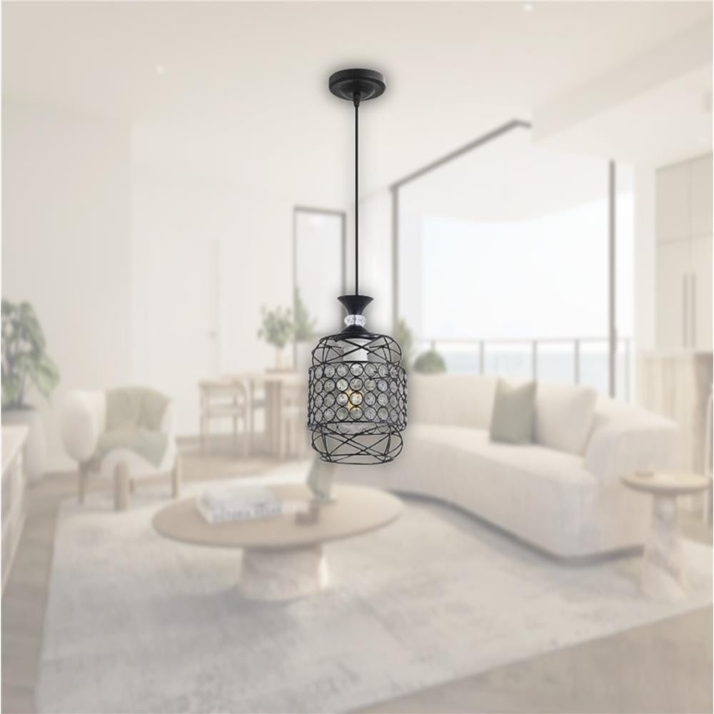 BRIGHT OBJECTIVE PENDANT LAMP 17503/1P 120CM BLACK