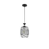 BRIGHT OBJECTIVE PENDANT LAMP 17503/1P 120CM BLACK