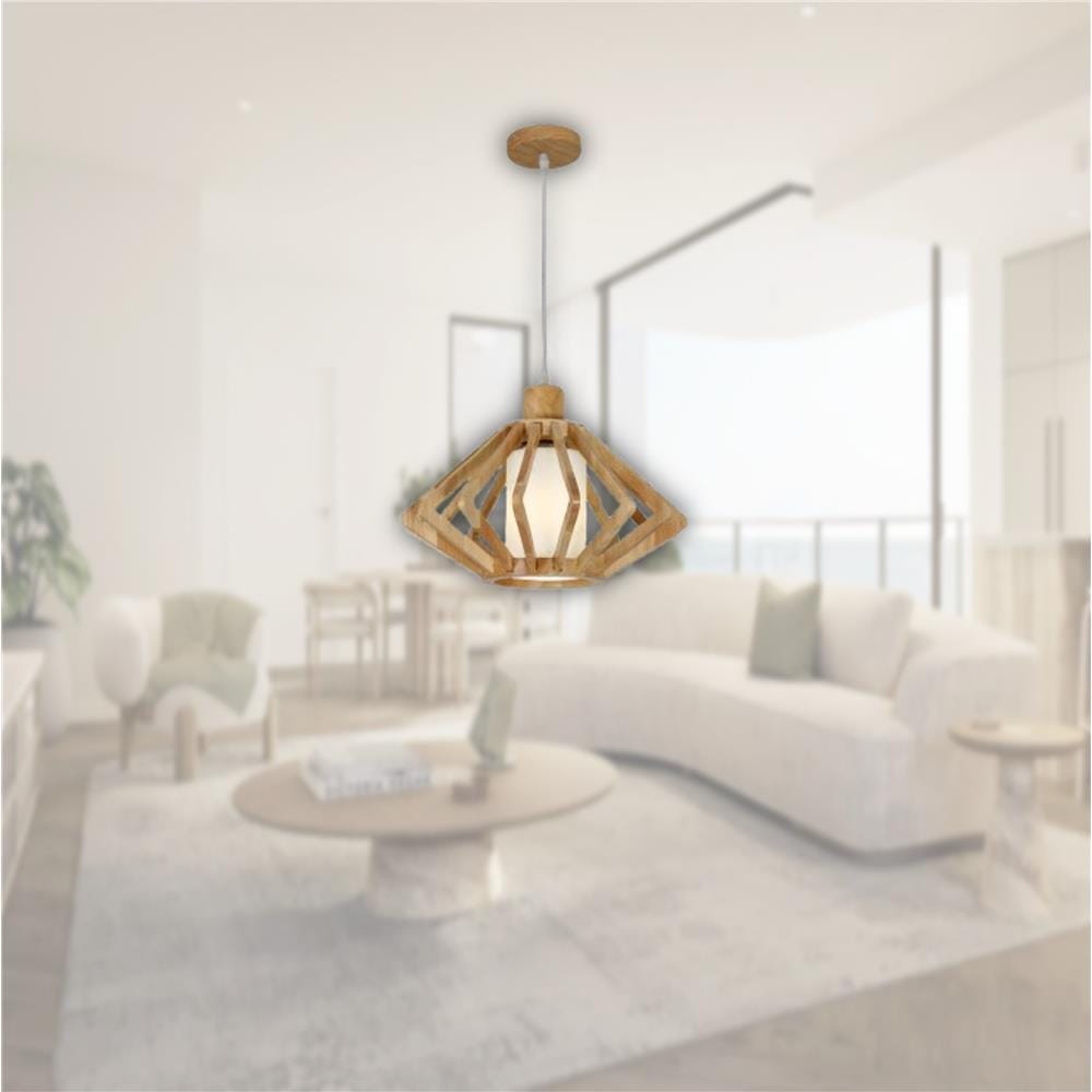 BRIGHT OBJECTIVE PENDANT LAMP 17225-1 120CM BROWN