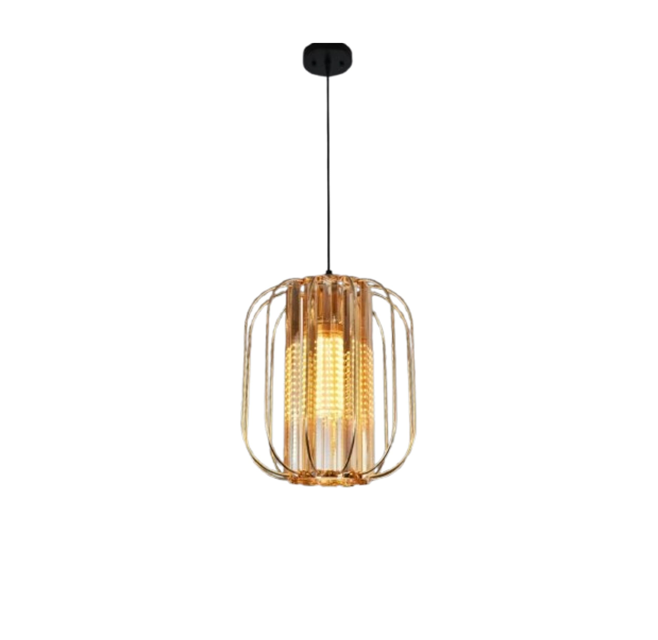 BRIGHT OBJECTIVE PENDANT LAMP 13582/1P 120CM GOLD