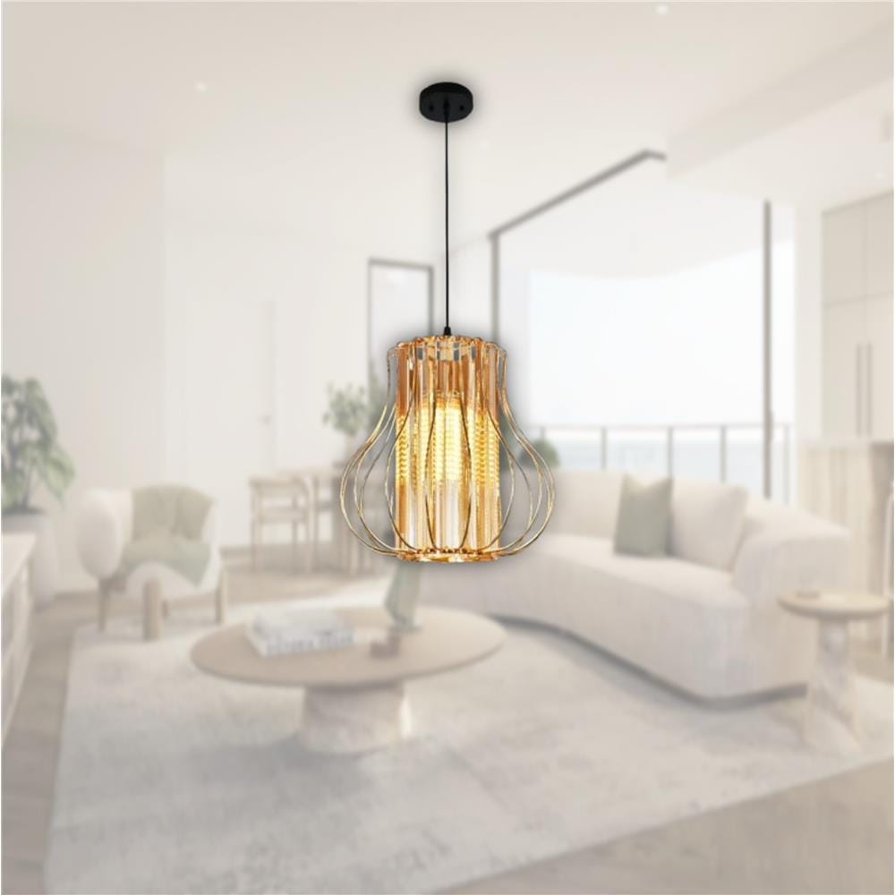 BRIGHT OBJECTIVE PENDANT LAMP 13583-1P 120CM GOLD
