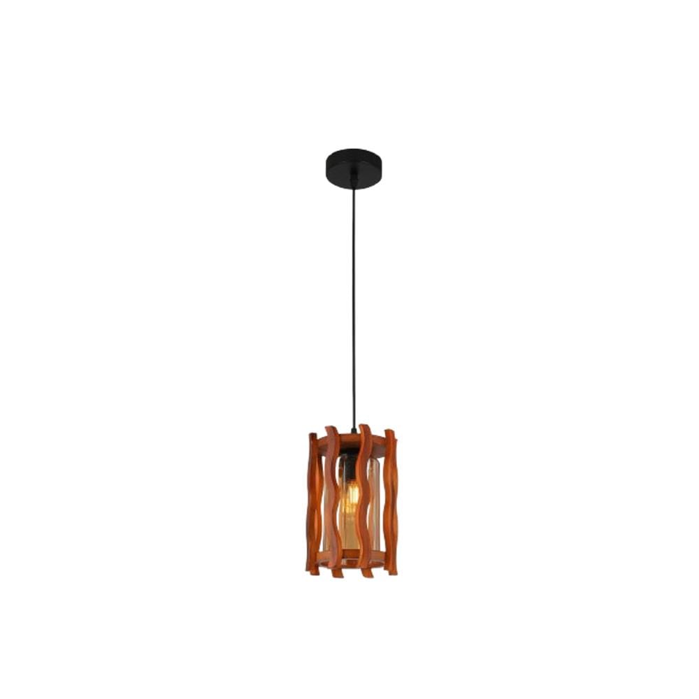 BRIGHT OBJECTIVE PENDANT LAMP 16592/1 120CM BROWN