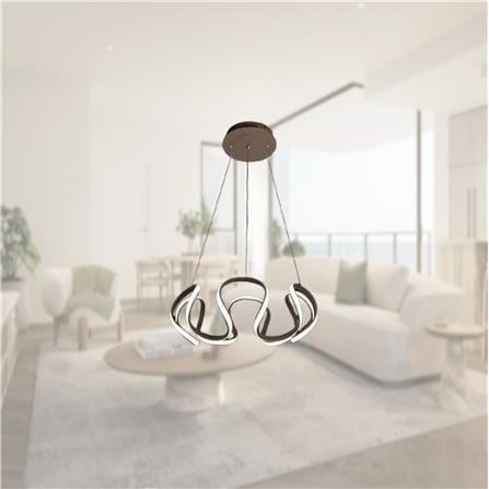 BRIGHT OBJECTIVE PENDANT LAMP 14231/ CF 120CM BROWN 3-COLOR
