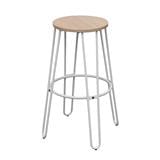 BAR STOOL FURDINI COLE OAK WHITE
