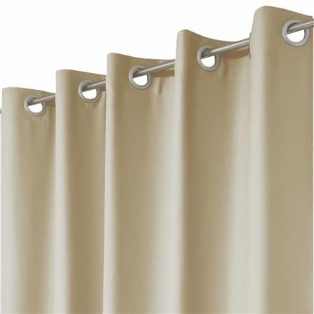HOME LIVING STYLE CURTAIN EYELET JADEA 180X250CM BROWN