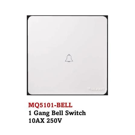 SELAMAT 1 GANG BELL SWITCH MQ5101J-BELL