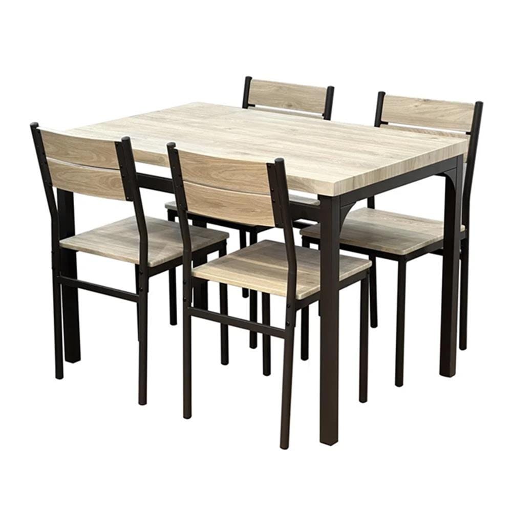 4-SEATER DINING TABLE SET FURDINI DELIGHT MAPLE