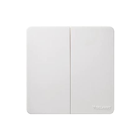 SELAMAT 2 GANG 1 WAY SWITCH MQ5102J-1W WHITE