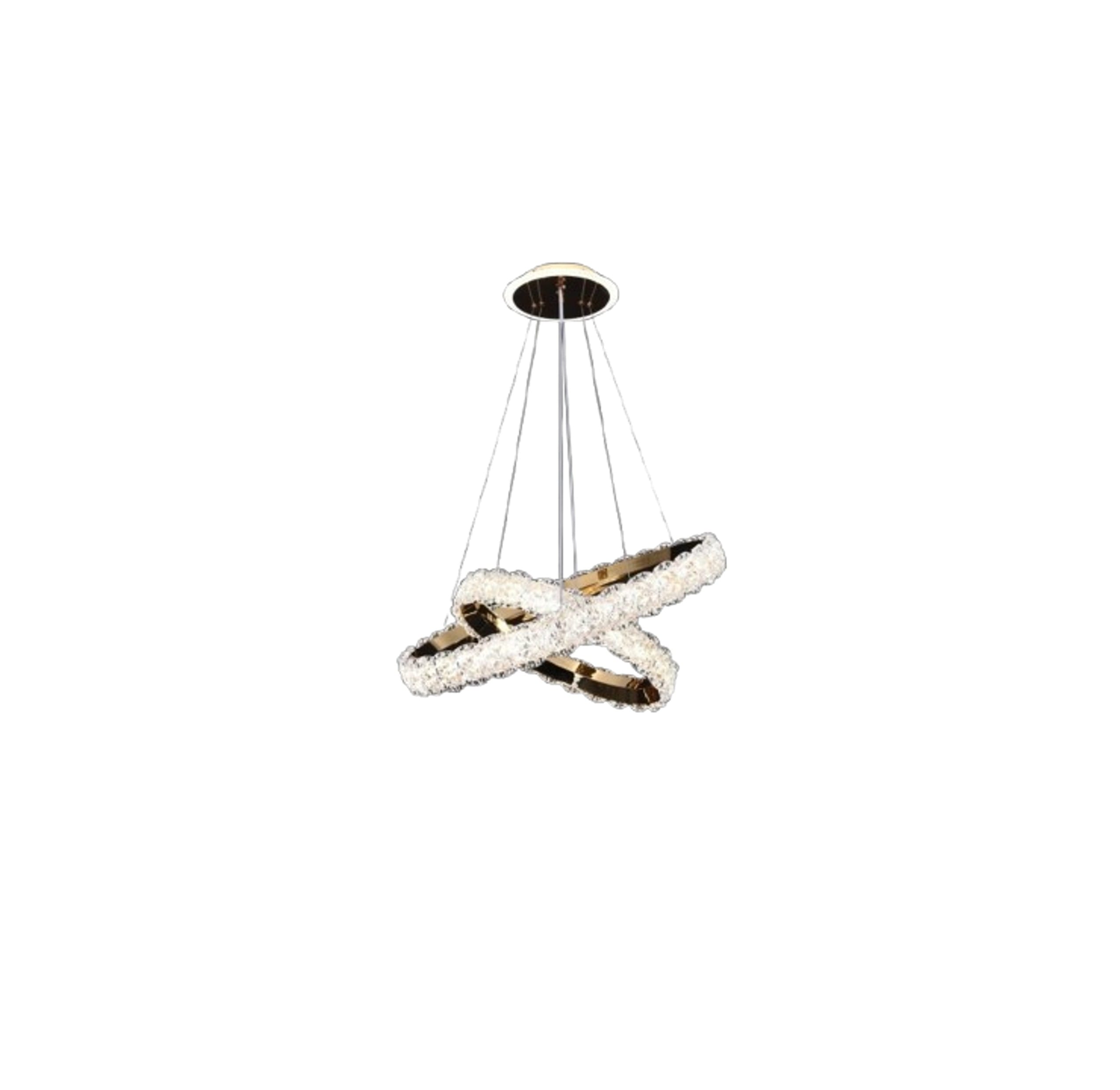 BRIGHT OBJECTIVE PENDANT LAMP 16837/2 120CM GOLD 3-COLOR