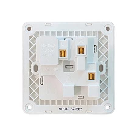 SELAMAT 13A 1 GANG SWITCH SOCKET MQ5131J WHITE