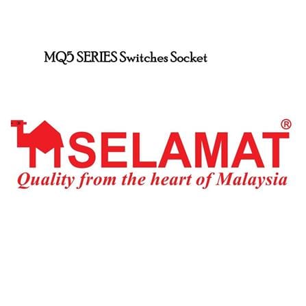 SELAMAT 13A 1 GANG SWITCH SOCKET MQ5131J WHITE