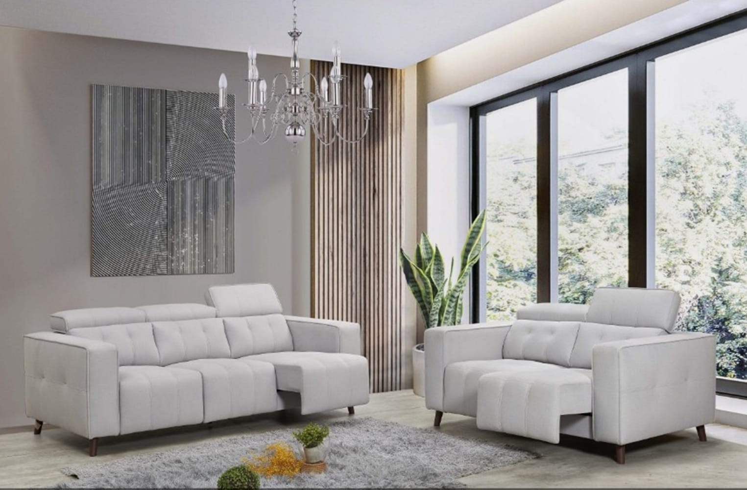 SOFA 3 SEATERS EDSD5719 SUMMER WHITE