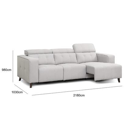 SOFA 3 SEATERS EDSD5719 SUMMER WHITE