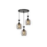 BRIGHT OBJECTIVE PENDANT LAMP 17278/3R 120CM BLACK
