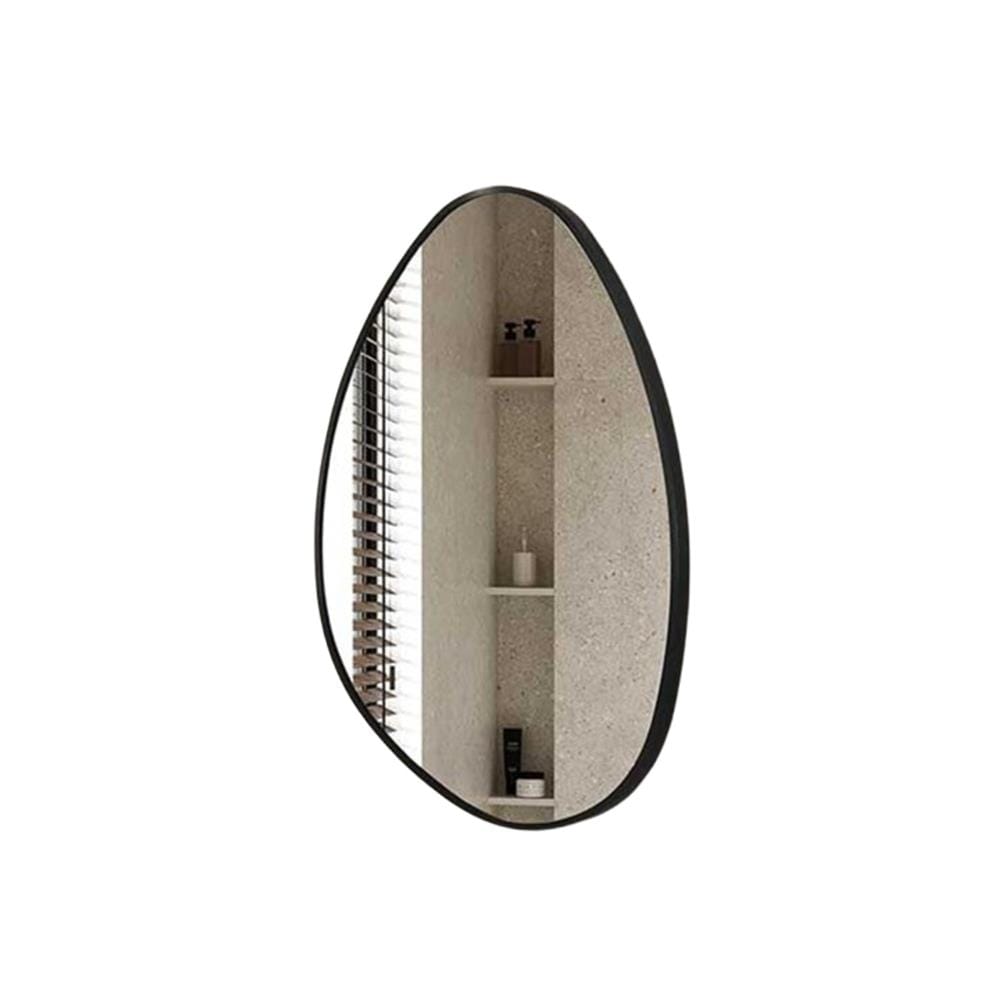 GLOREX MIRROR GLC TD5070A281(BK) TEARDROP 70X50CM BLACK
