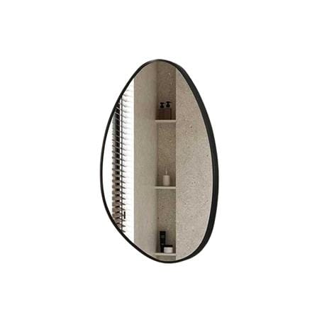 GLOREX MIRROR GLC TD5070A281(BK) TEARDROP 70X50CM BLACK