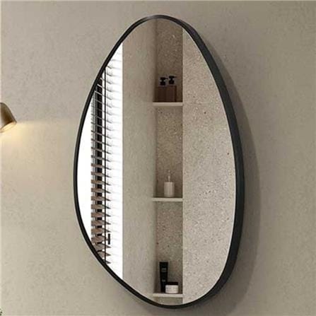 GLOREX MIRROR GLC TD5070A281(BK) TEARDROP 70X50CM BLACK