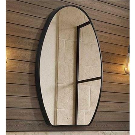 GLOREX MIRROR GLC HO5070A281(BK) TEARDROP 70X50CM BLACK
