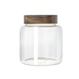 MOJOMORE GLASS JAR WITH WOODEN LID 1250ML