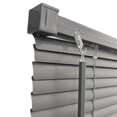 HOME LIVING STYLE VENETIAN BLIND PVC 4X6FT DARK GRAY