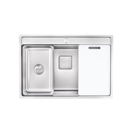 LIVINOX MULTIFUNCTIONAL NANO LAVA SINK LWS-7652VS STAINLESS STEEL 304 SILVER 76CM