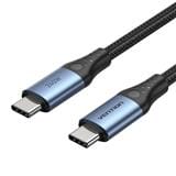VENTION USB 2.0 TYPE-C TO TYPE-C 240W CABLE 1.5M BLACK ALUMINIUM ALLOY TYPE