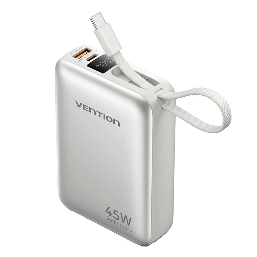 VENTION POWERBANK 20000mAh W/BUILT-IN USB-C 45W BEIGE UNIVERSAL TYPE FHGN0-TY