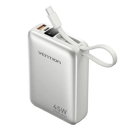 VENTION POWERBANK 20000mAh W/BUILT-IN USB-C 45W BEIGE UNIVERSAL TYPE FHGN0-TY